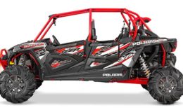 Polaris 2016 RZR XP 4 1000 EPS – High Lifter Edition Titanium Matte Metallic – side profile