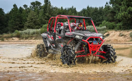 Polaris 2016 RZR XP 4 1000 EPS – High Lifter Edition Titanium Matte Metallic muddin