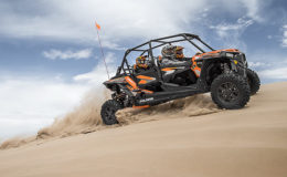 Polaris 2016 RZR XP 4 Turbo EPS – Spectra Orange dunes