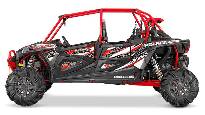 Polaris 2016 RZR XP 4 1000 EPS – High Lifter Edition Titanium Matte Metallic